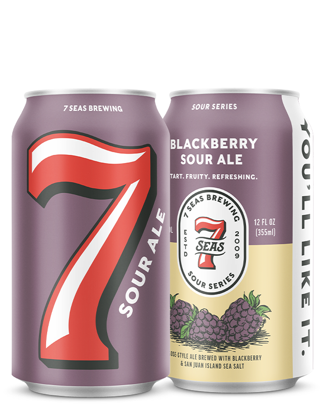 7 Seas Blackberry Sour Ale 6 Pack