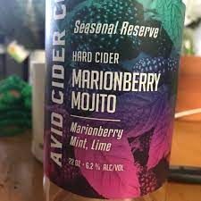 Avid Marionberry Mojito Cider