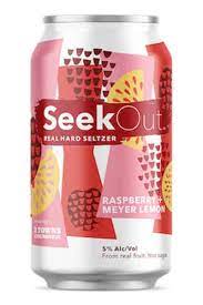 SeekOut Raspberry Myer Lemon Hard Seltzer